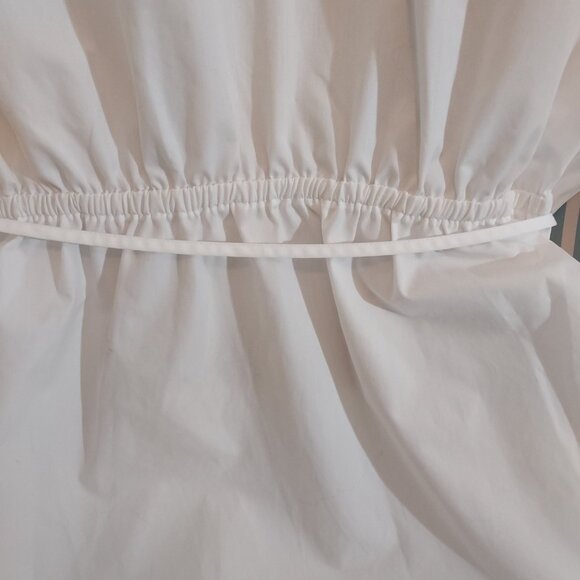 CRISP WHITE TUNIC SHIRT - Picture 3 of 6